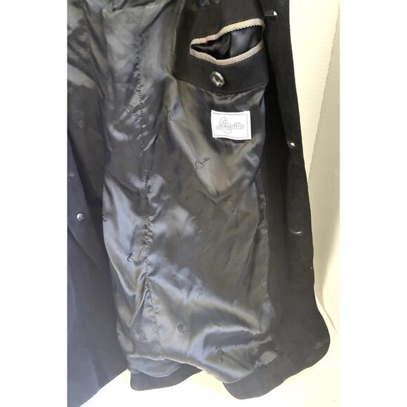 LA MATTA JET BLACK LEATHER LIGHTWEIGHT JACKET Blazer NO SIZE ~XL Vintage - Picture 6 of 11